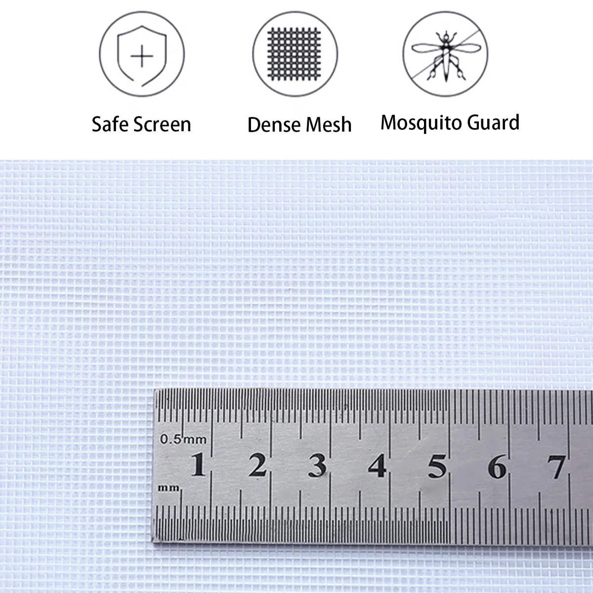 Multi-Color Dustproof Insect-Proof Invisible Ventilation Screen, Suitable for Doors and Windows, Easy to Install & Reusable