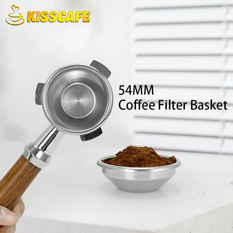 54MM Coffee Filter Basket Non Pressurized  For Sage Breville 870 878 880 Coffee Maker Machine Espresso Accessories Barista Tool