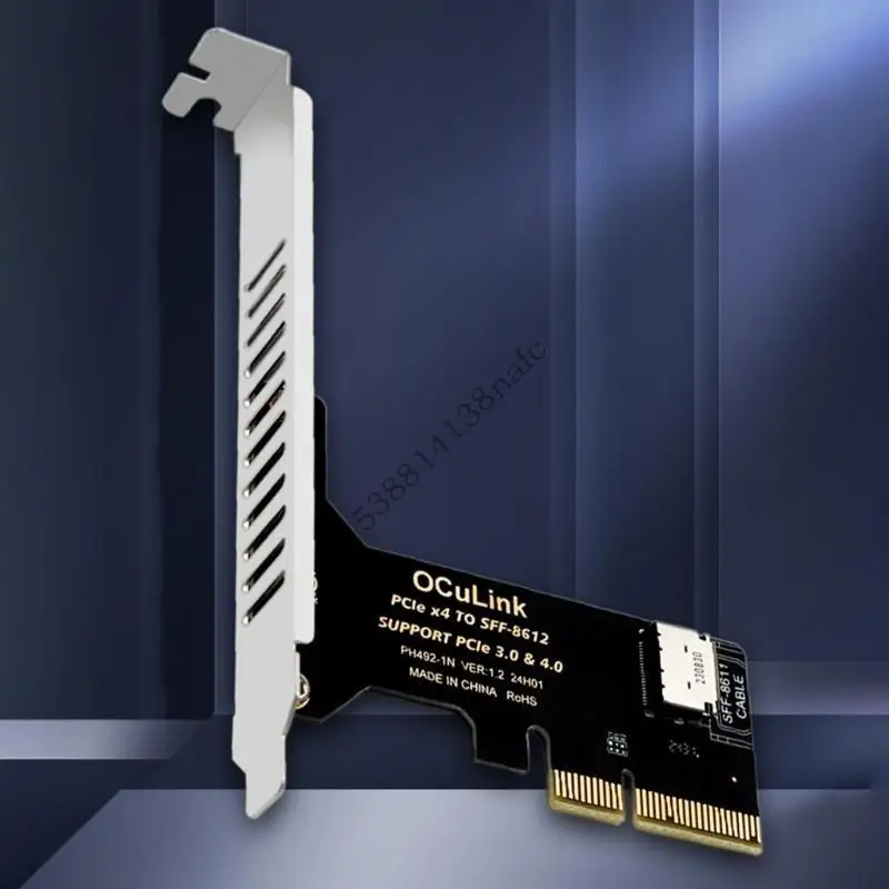 594F PCIE إلى SFF-8611 SFF-8612 بطاقة محول التوسع الخارجي