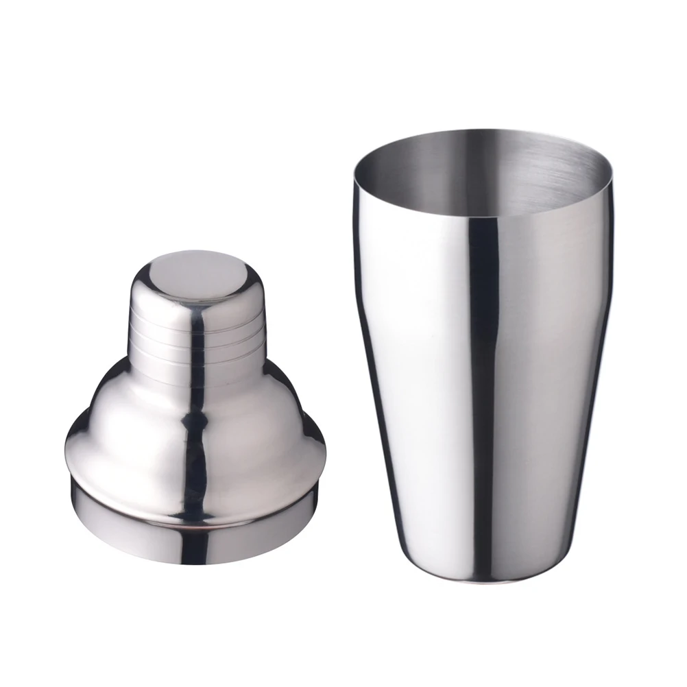 

Cocktail Shaker Silver European Style Drink Bottle Small for Cocktails Stainless Steel Strainer Mixology Gifts