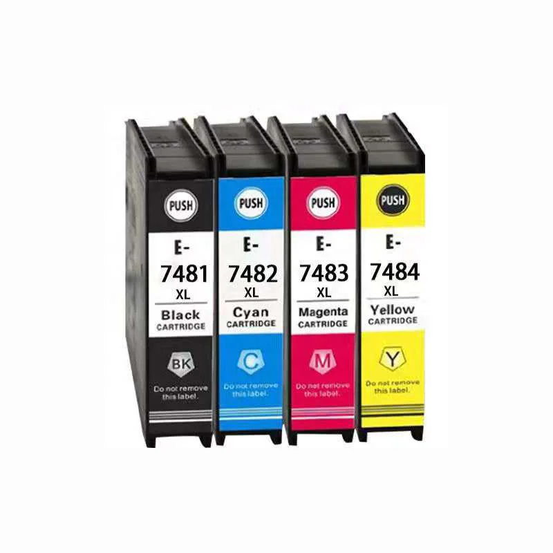 Compatible Inkjet Ink Cartridge 748 T748 T748XL T748XXL for Epson WorkForce Pro WF-8090 WF-8590 WF-6090 WF-6530 WF-6590 Printer