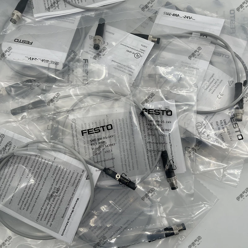 FESTO SMT-8M-A-PS-24V-E-2,5-OE 574335  SMT-8M-A-PS-24V-E-0,3-M8D  574334 SME-8M-ZS-24V-k-0.5-0E 543892