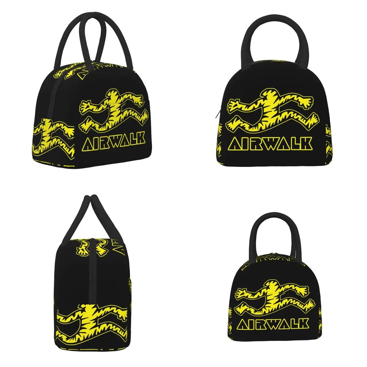 الوشم المدرسة القديمة Airwalk معزول حقيبة الغداء للنساء مكتب برودة صندوق طعام حراري حمل صناديق الغداء مانعة للتسرب الحاويات