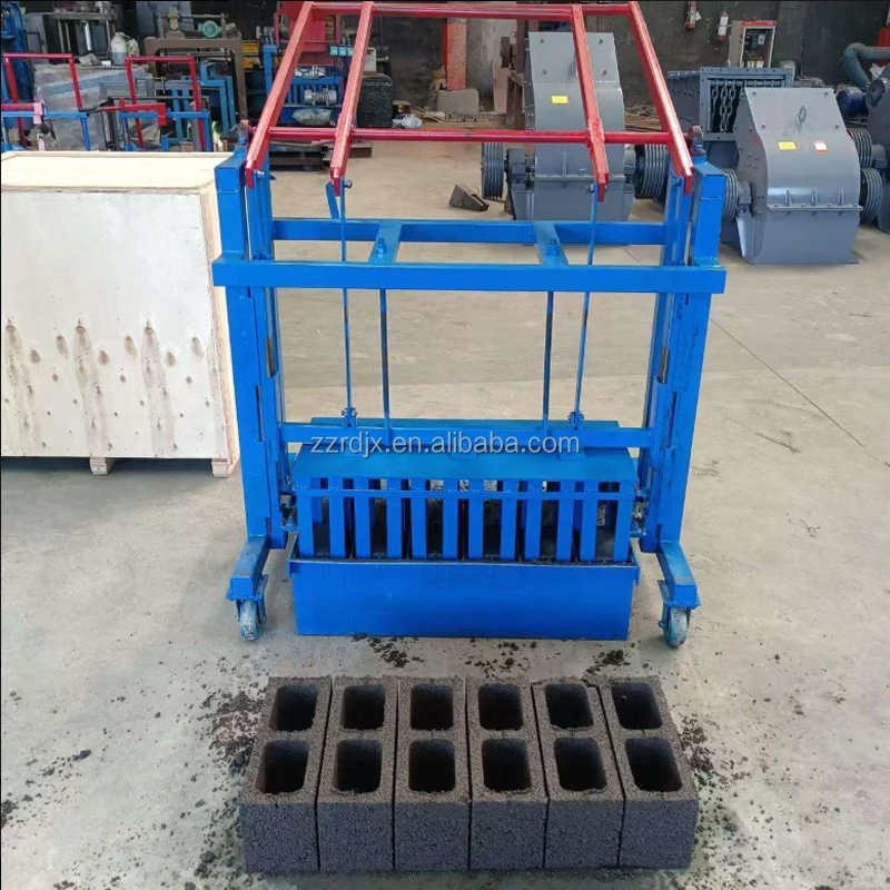 Manual Interlock Block Making Machine 14-Time Oil-Free Electricity-Free for Home Use for Paving