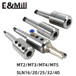 1PCS MT2 MT3 MT4 MT5 SLN20 SLN25 SLN32 SLN40 Tool Holder Morse 2 3 4 5 SLN for U Drill Violent Drill Fast Side Fixed Tool Holder