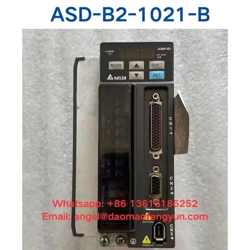 ASD-B2-1021-B second-hand servo drive, rated power 1kW, testing functional normal