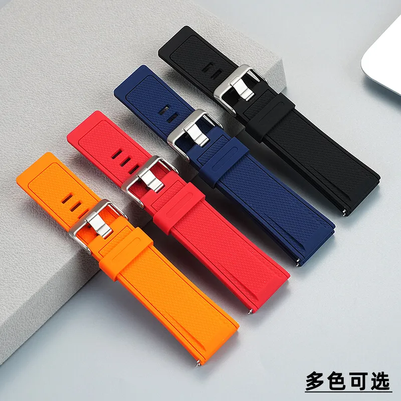 حزام سيليكون عالي الشد لسلسلة كاسيو PROTREK PRG-650Y/600 PRW-6600 GA-2000 سوار ساعة رياضي مقاوم للماء للرجال 24 مللي متر