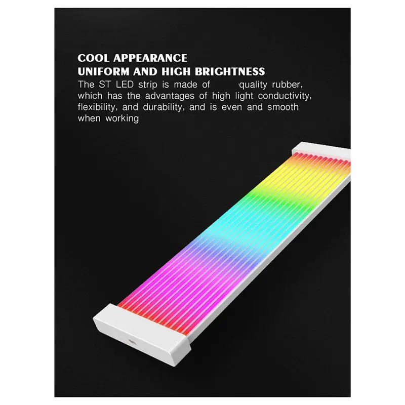 A01K-RGB LED Strip ARGB Sync Board For Computer Power Supply ATX 24PIN GPU Graphics Card 8Pin Cable Case