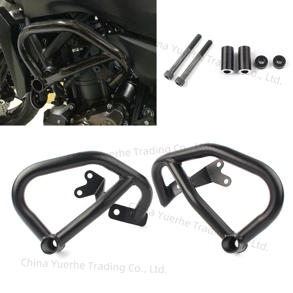 

Motorcycle Engine Frame Guard Crash Bar Slider Protector For Yamaha MT07 MT-07 XSR700 FZ07 FZ-07 2016-2023 2024