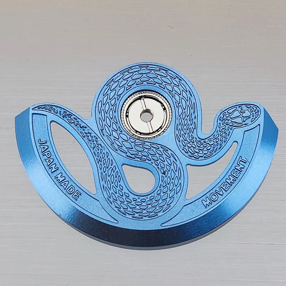 دوار الحركة الأوتوماتيكية NH35 الدوار المعدني اعوج الدوار يناسب NH35 NH36 NH38 4R35 4R36 أجزاء ساعة يد تعمل بالحركة استبدال أجزاء #5