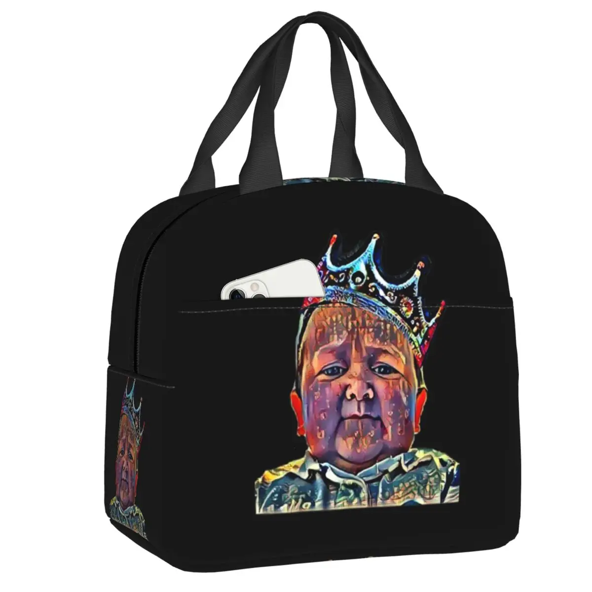 

Термосумка для обедов Custom Hasbulla Funny Crown Parody, изолированная, для женщин, герметичная, для школы, для детей