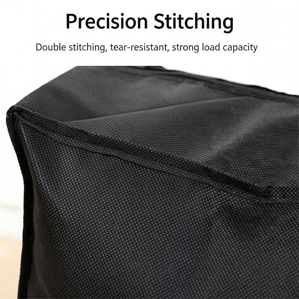 High Quality Extra Large Moving Luggage Bags 4 Sizes Waterproof Non-woven Fabric Cubes Black Home Storage Packing Tool