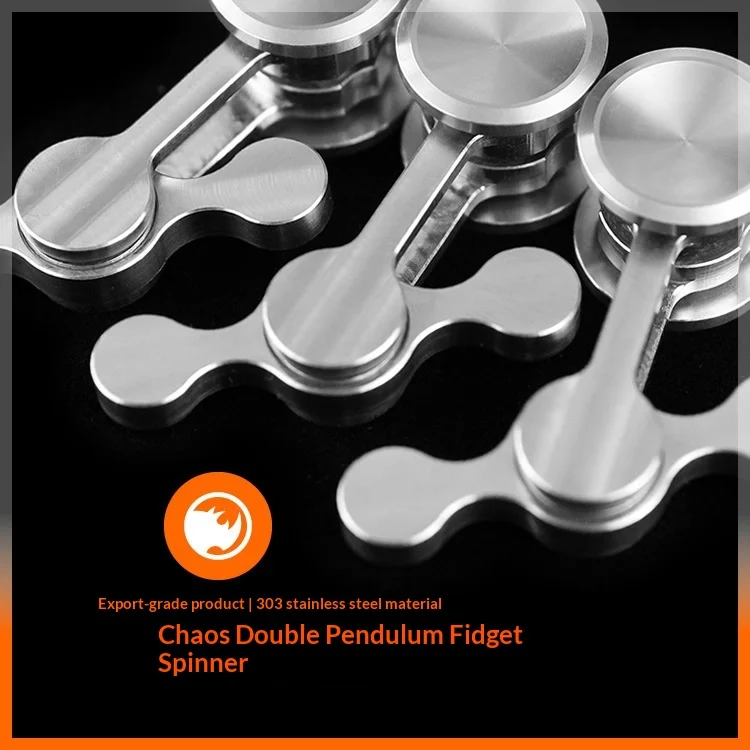 

Универсальный хаотичный двойной маятниковый спиннер из нержавеющей стали 303 для взрослых, EDC, для снятия стресса, гипноза и декомпрессии, ручная игрушка