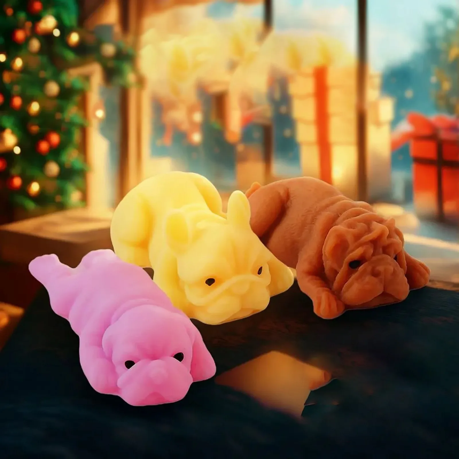 Squishy Hunde Anime Zappeln Spielzeug Puzzle Kreative Simulation Dekompression Spielzeug Kawaii Hund Stressabbau Spielzeug Party Urlaub Geschenke