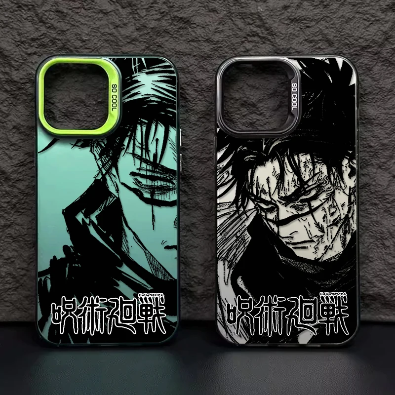 Jujutsu Kaisen Choso Anime For Apple iPhone 15 14 13 12 11 X XS XR 8 7 Pro Max Plus Matte Colored Silver Phone Case