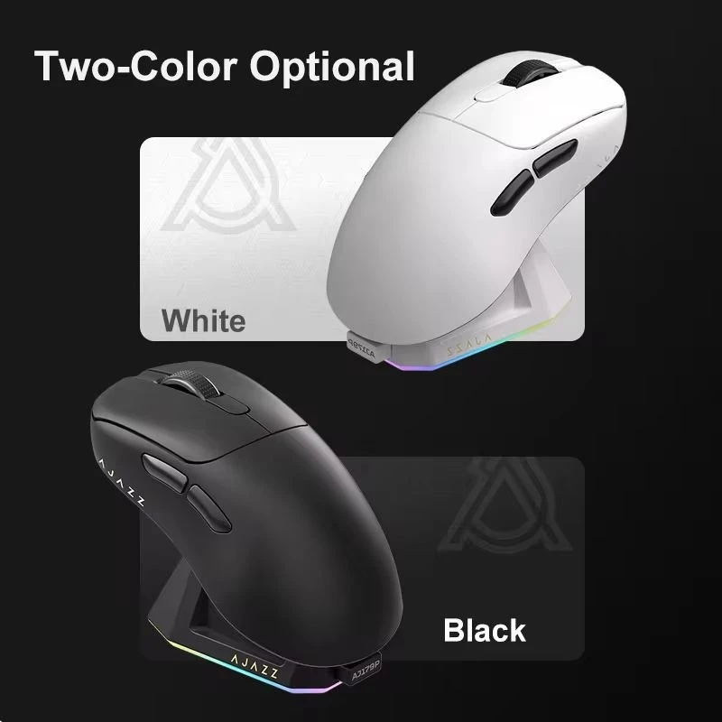 Ajazz AJ179 APEX PAW3950 Gaming Mouse 26000dpi Lightweight Wireless Mouse With Magnetic Charging Base Gaming Mouse For Pc Laptop