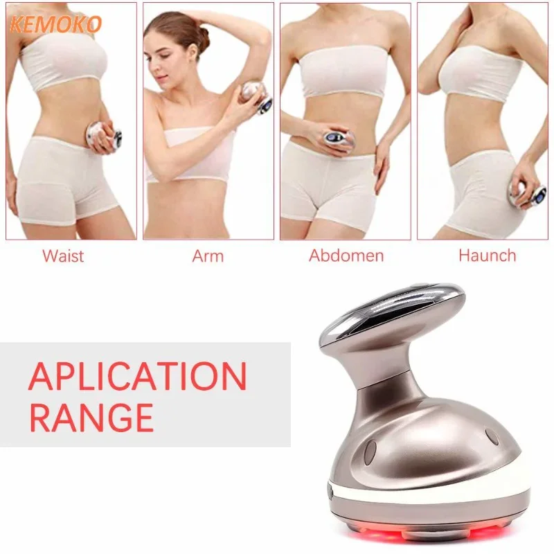 Ultraschall Abnehmen Massagegerät LED Fatburner Anti Cellulite Lipo Hautstraffung Gewichtsverlust Schönheit RF Kavitation