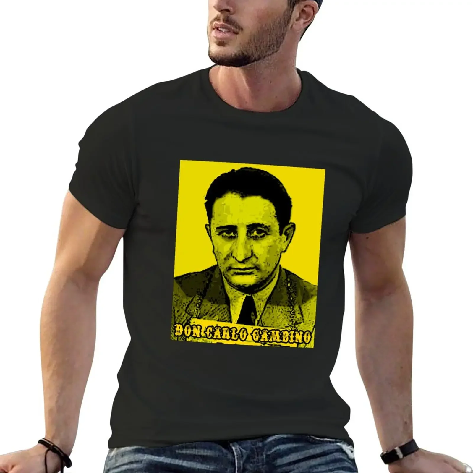 

Don Carlo Gambino Mobster T-Shirt customizeds graphics t shirts for men