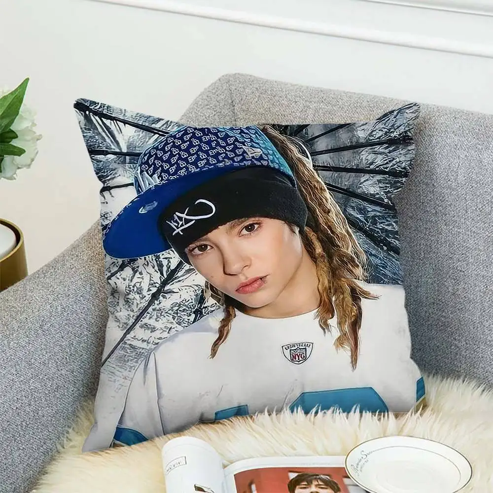 

Tom Kaulitz Pillow Case Double-Sided Printing Cushion Cover 45x45 Decorative Cushions Sofa Home Decor Soft Pillowcase