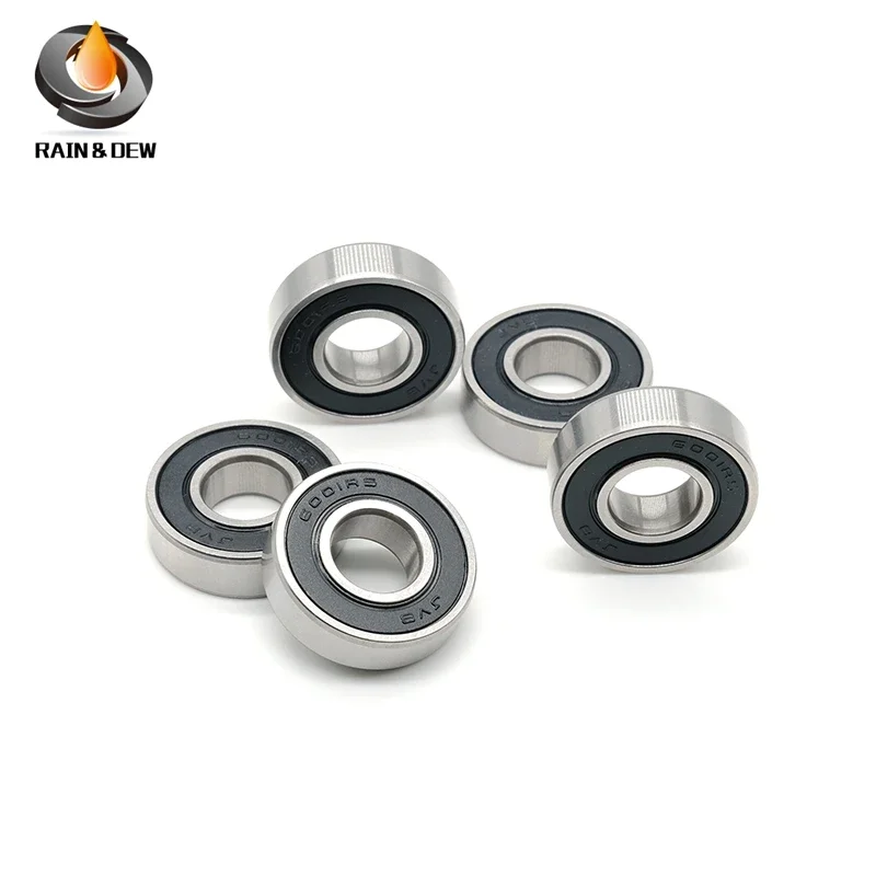 10PCS 6001-2RS Ball Bearings ABEC-7 12x28x8 mm Sealed Deep Groove 6001RS Bearing 6001 2RS