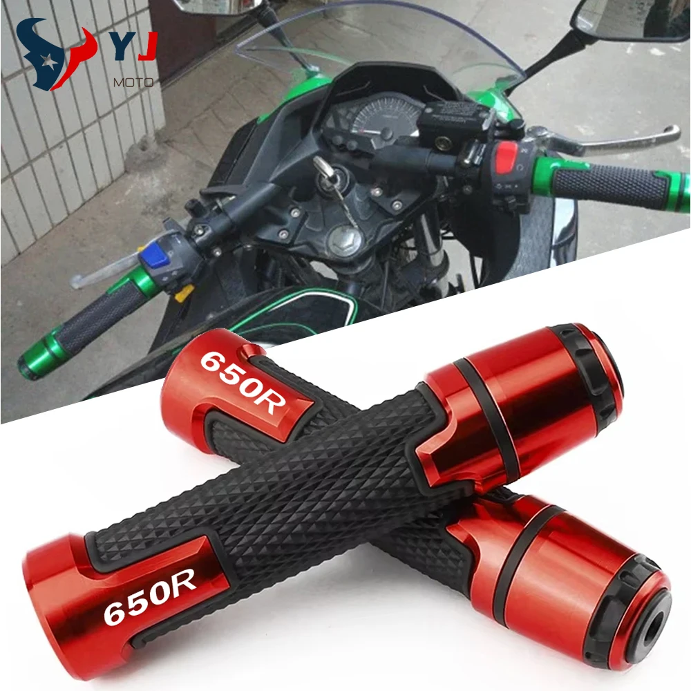 

Подходит для KAWASAKI 650R Z650R Z650 R 7/8 ''22 мм, ручки для мотоцикла, противоскользящие ручки для скутера, концы ручек, аксессуары для руля