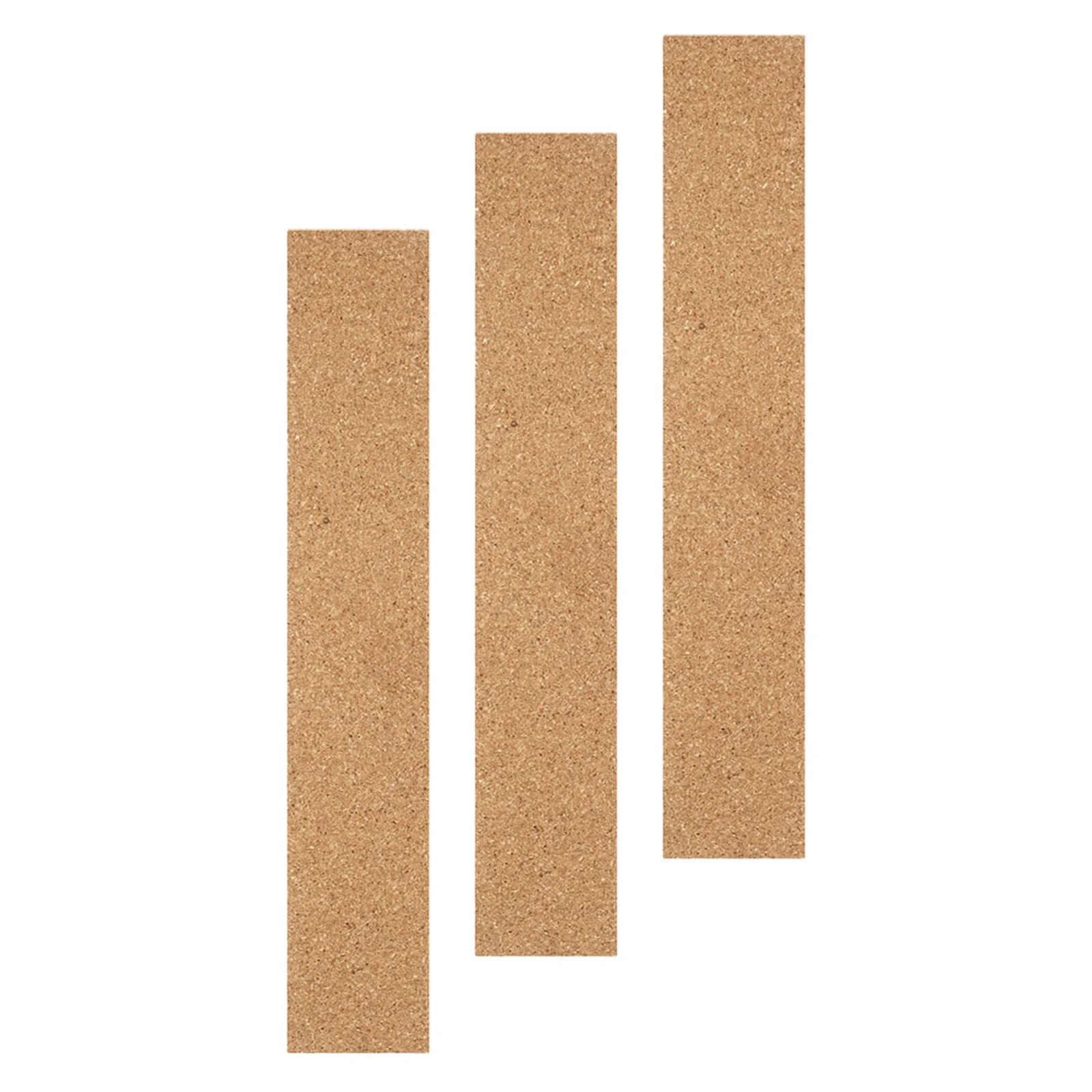 

3pcs Cork Board Strips Natural Frameless Wall Bulletin Bar For Office Home Memo Display Storage Organizer Supply