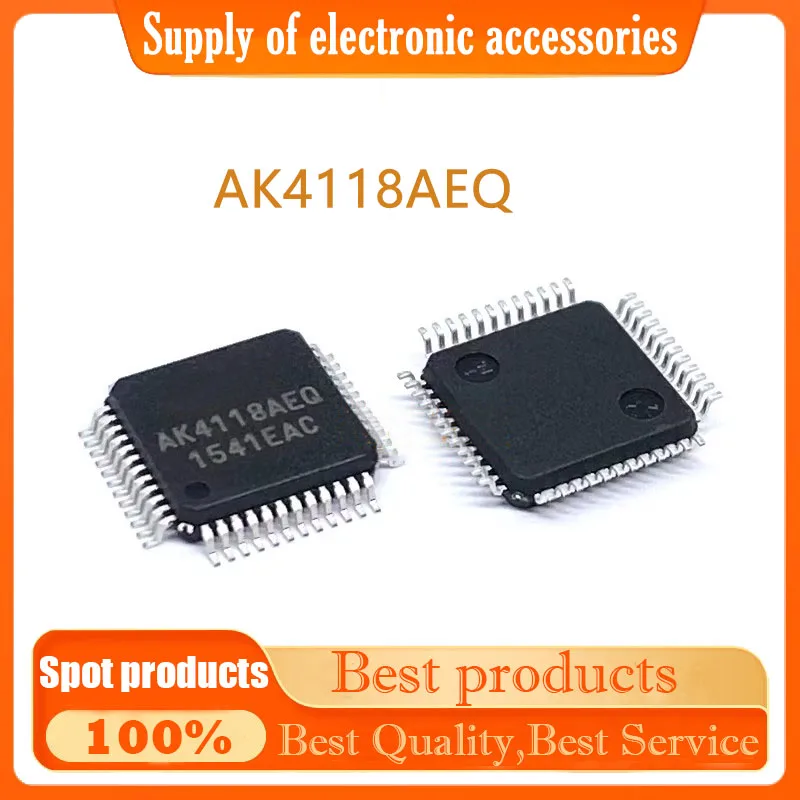 

Новый оригинальный аутентичный Аудиопроцессор AK4118AEQ QFP48, трансивер audio IC