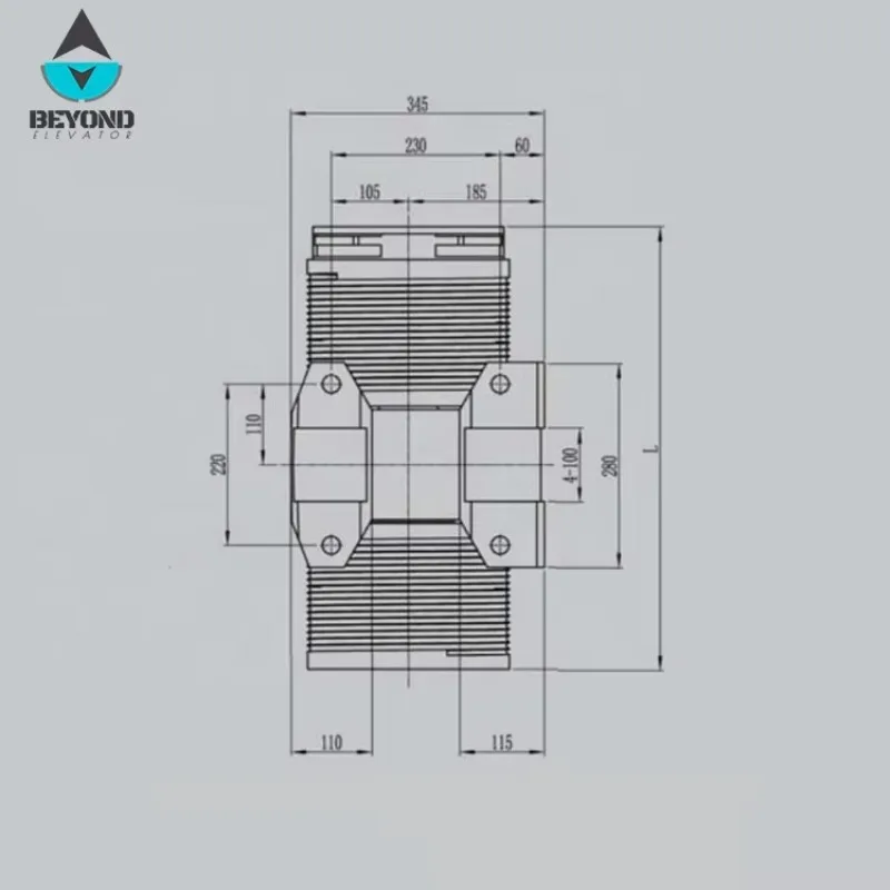 آلة مصعد Gealess Monadrvie /MQ270/600KG/700KG/800KG/900KG/1000KG/آلة مصعد الركاب/7--13 أشخاص