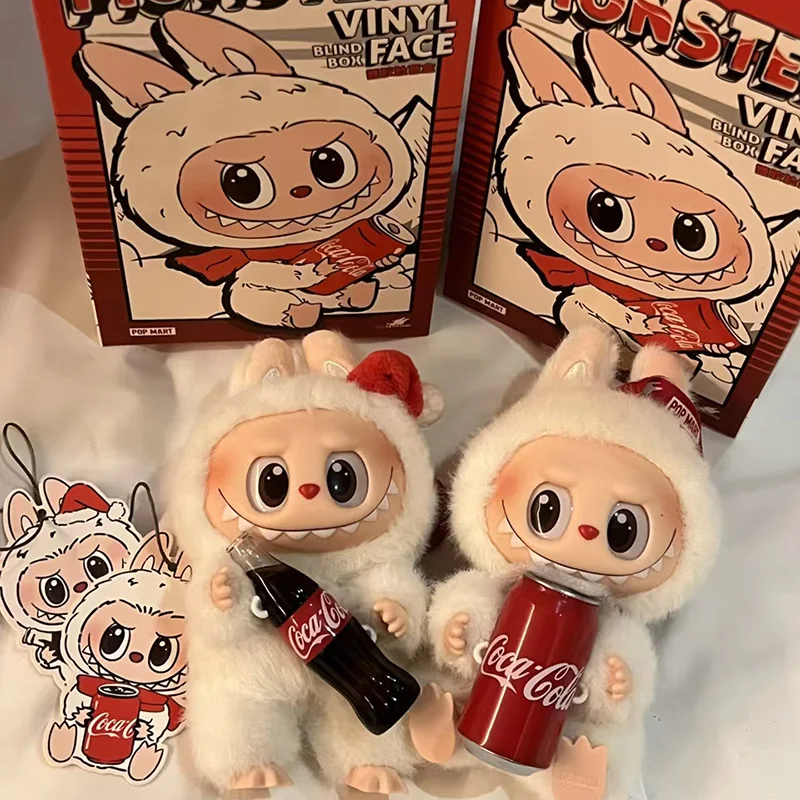 

POP MART LABUBU THE MONSTERS COCA-COLA Series: Сюрприз-бокс с фигуркой, коллекционная фигурка для дома
