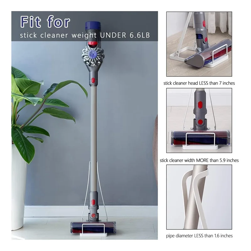 Support en acier pour aspirateur balai électrique, accessoire de nettoyage