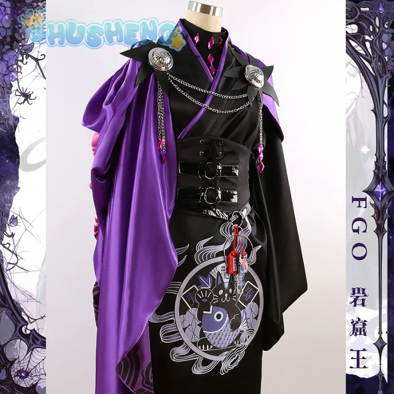 Jeu FGO Edmond Dantès Cosplay Costume, Fate, Grand Order, Carnaval, Bel ensemble d'accessoires Kimono, Hommes, Femmes, Nouvel Uniforme