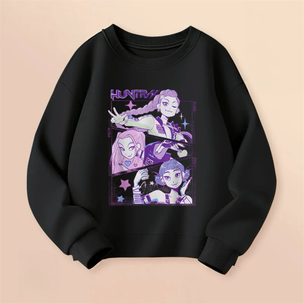 بلوزات مطبوعة أزياء عارضة الملابس نمط جديد الأطفال الكرتون هوديي طفل بنين بنات شيطان الصيادين قمم لباس خارجي