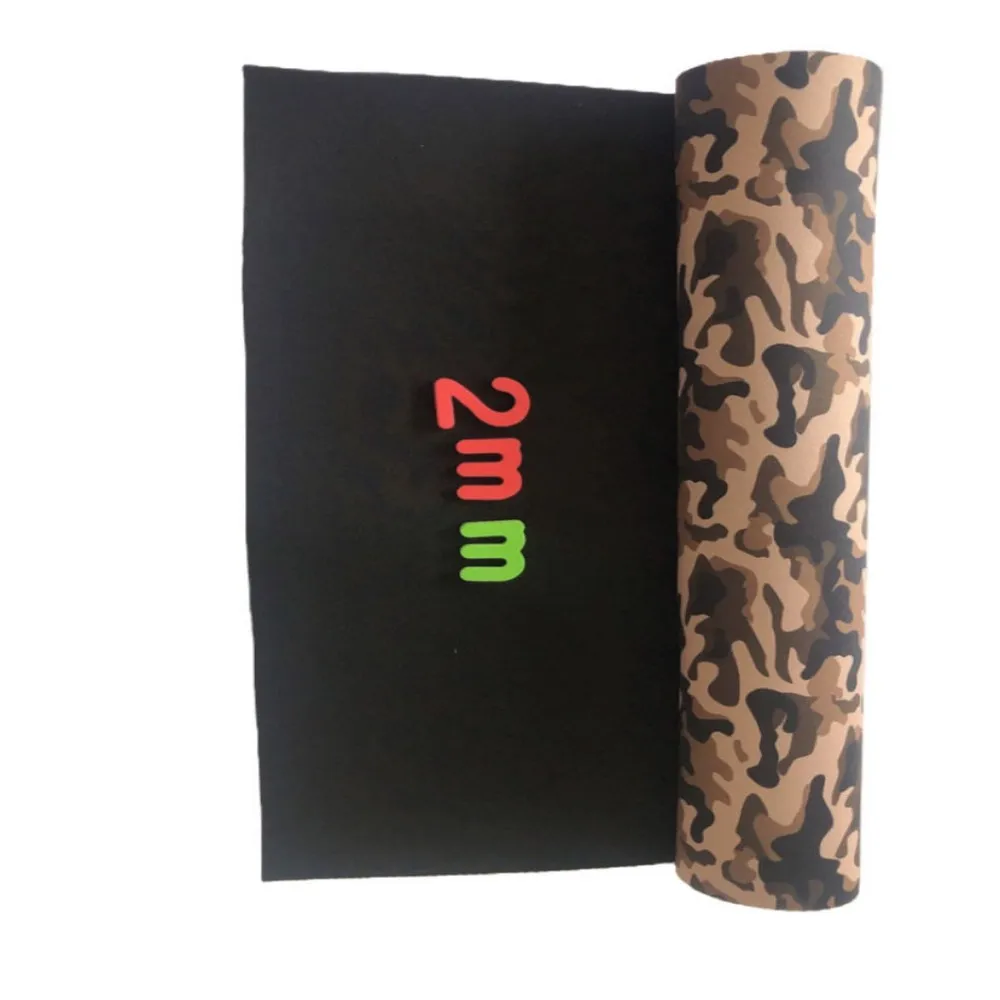 Waterproof fabric 2mm thick camouflage SRB neoprene fabric sewn waterproof and windproof diving fabric!