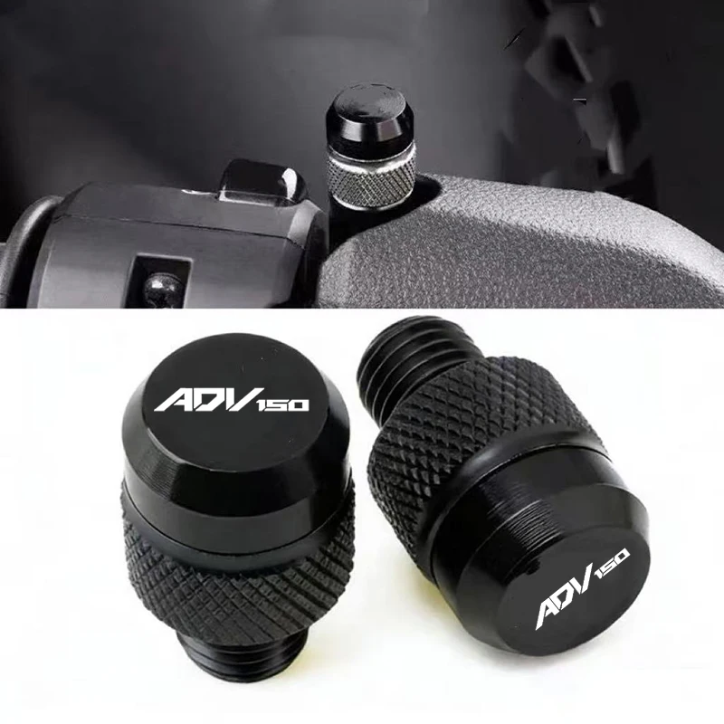 Motorcycle M10*1.25 Aluminum Screws Bolts Mirror Hole Plugs Cap For HONDA ADV150 2019 2020 2021 ADV-150 ADV 150
