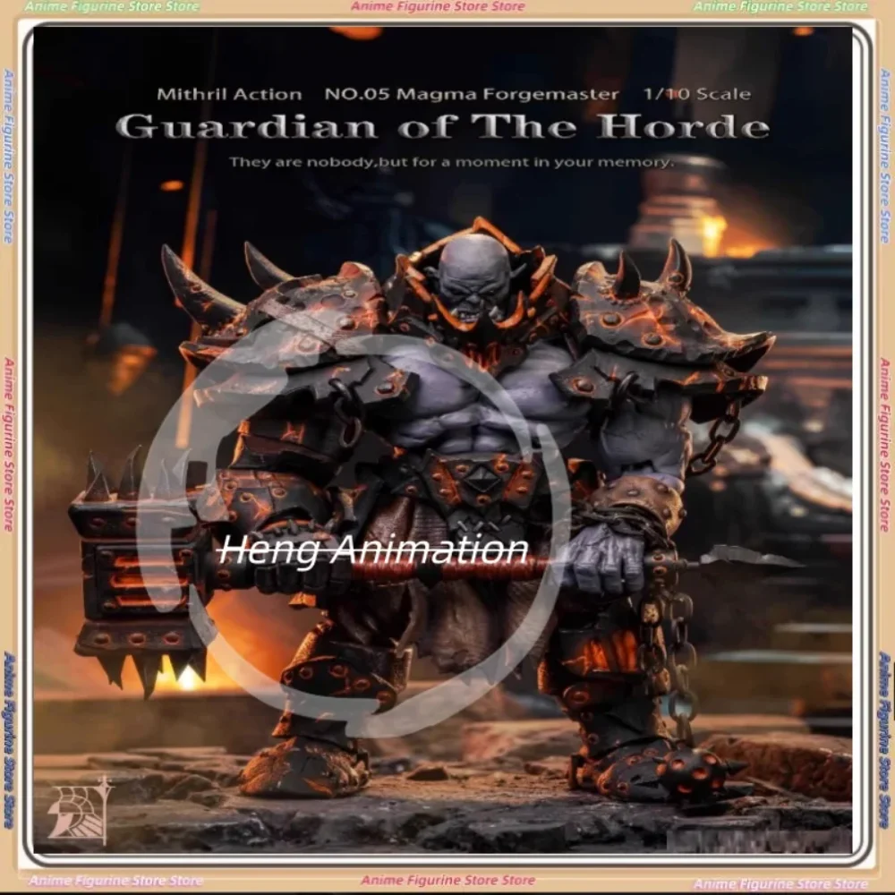 

Mithril Studio 1:10 Tribe Guard 05, Flame Forgemaster, Warcraft Blackhand, Articulated Action Figure Model