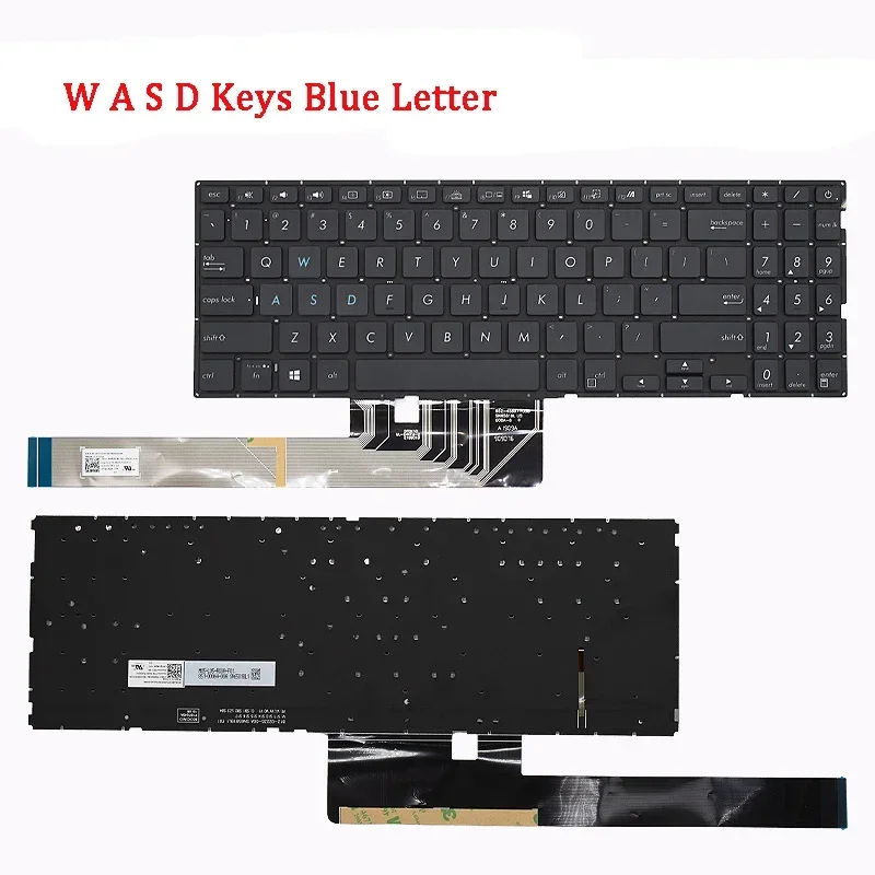 New genuine laptop keyboard compatible for Asus mars15 vx60g x571g x571gd x571gt x57771f vx60gt f571t