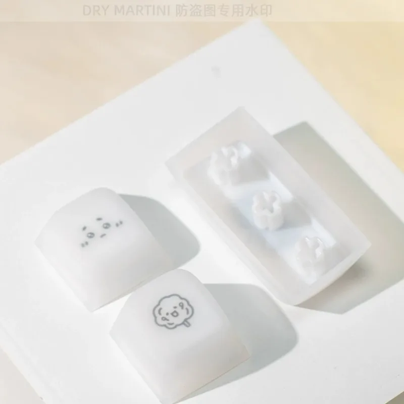 

Набор мягких силиконовых тематических кейкапов с профилем Cherry для механических клавиатур, креативные аксессуары, подарки