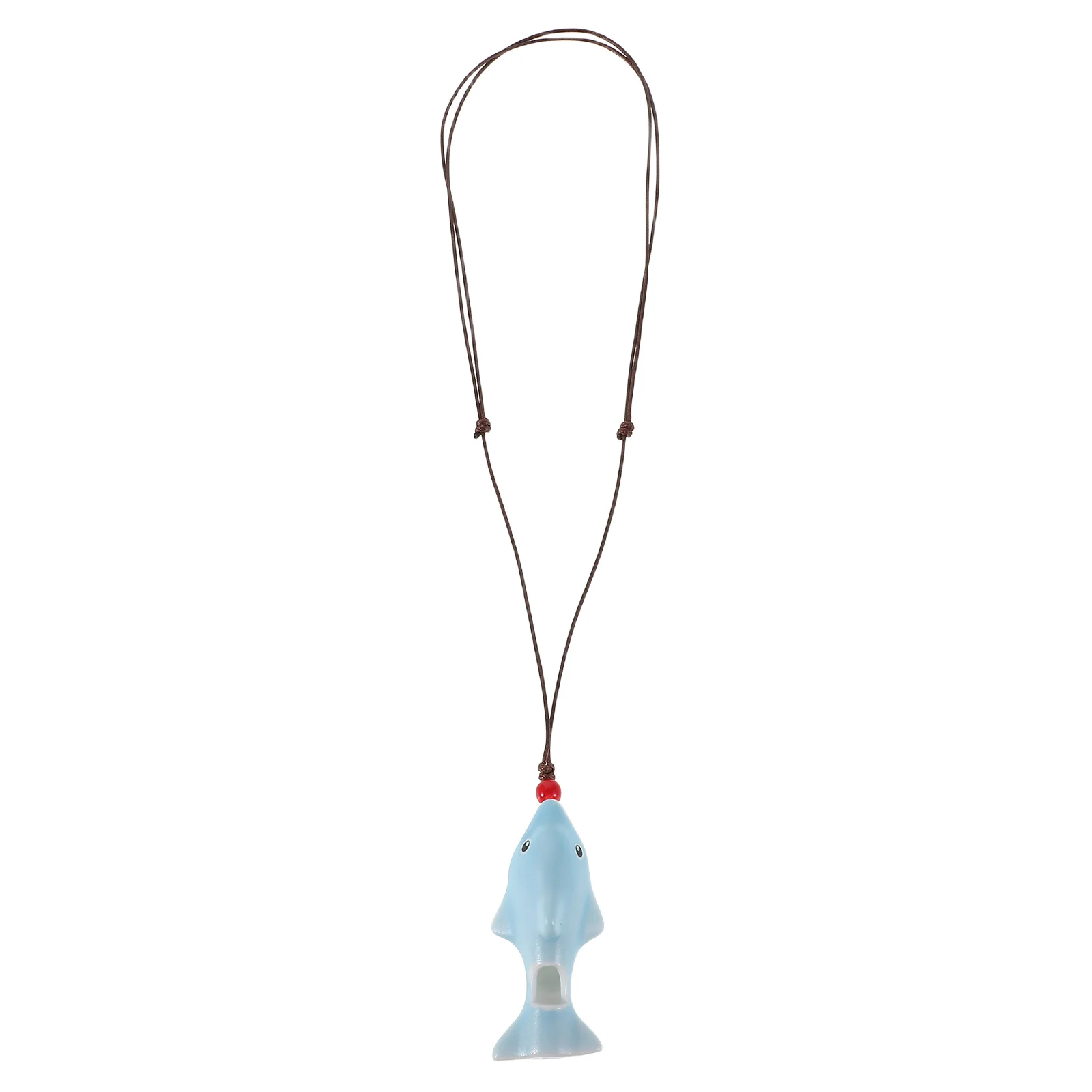 

Ceramic Dolphin Whistle For Kids Life Design Lightweight Portable Pendant Shaped Call Water Whistle Party Blower