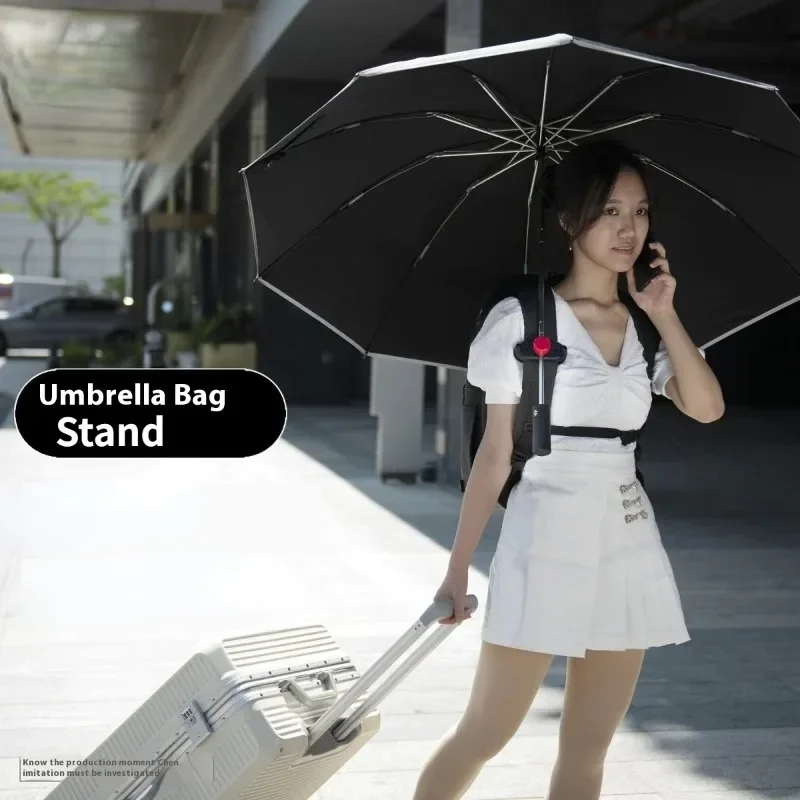 Umbrella Stand Artifact Essential Outdoor Travel Worker Sunscreen Travel Student School Bag Umbrella Holder Photographic Tools