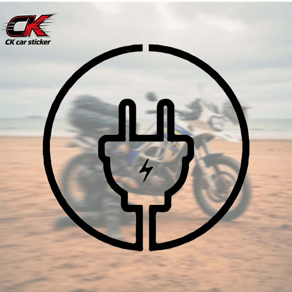Car Stickers Waterproof Sticker Vinyl High Quality for Electric Motorcycles Beach Charging Station Auto Decor