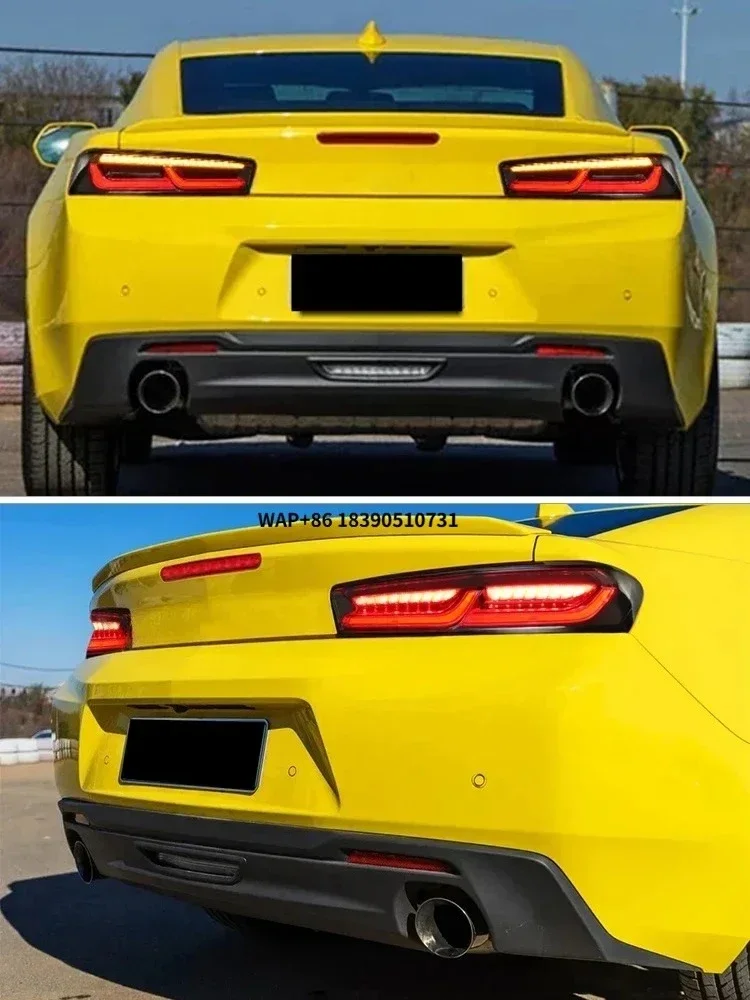 FT Car Lights for Camaro Taillights 2016-2019 Camaro LED Tail Lamp Dynamic Turn Signal Light Car Taillights Assembly