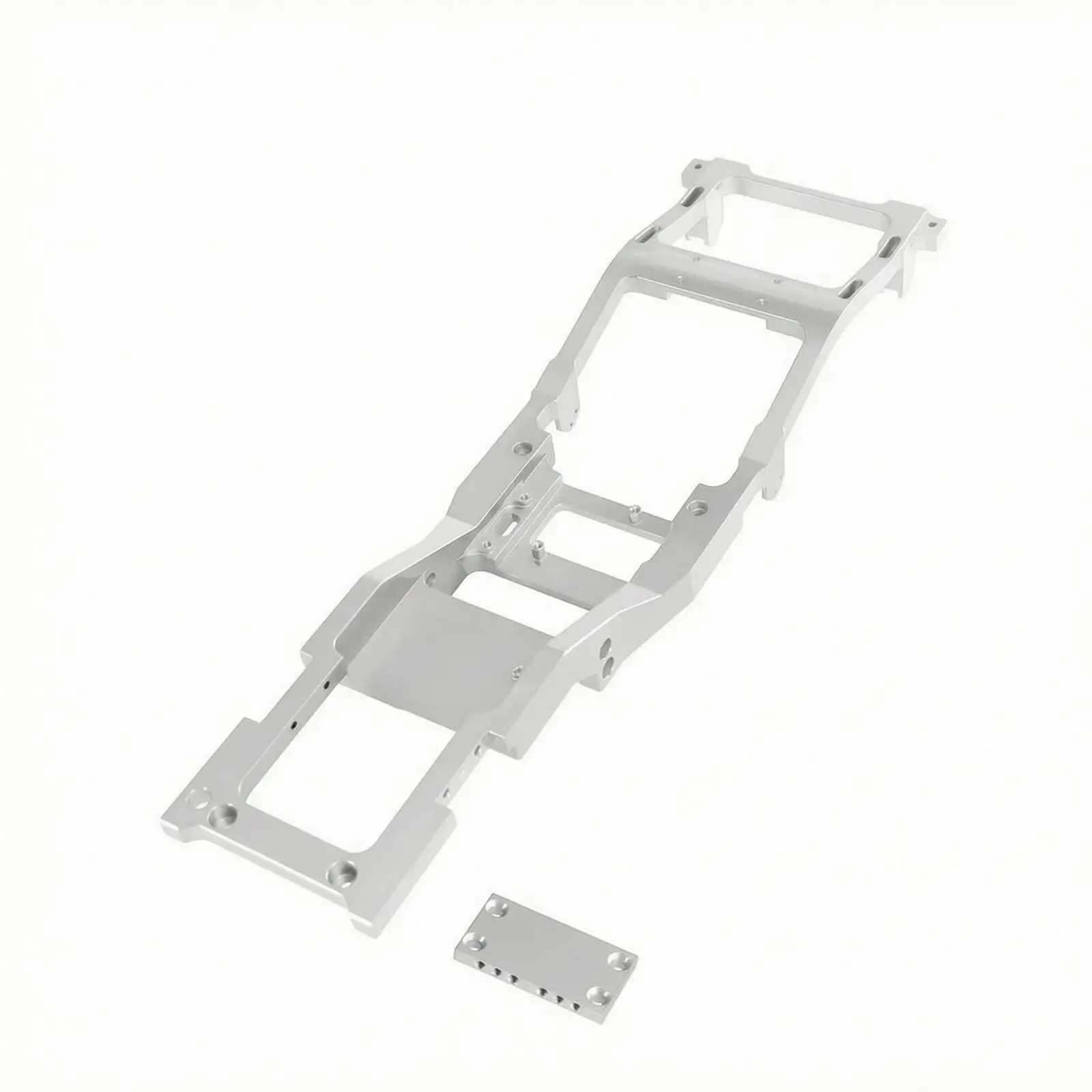 RC Car Chassis Frame 1/12 Scale Metal Replacement for MN82 LC79 Crawler Truck CNC Machined Anodized Base