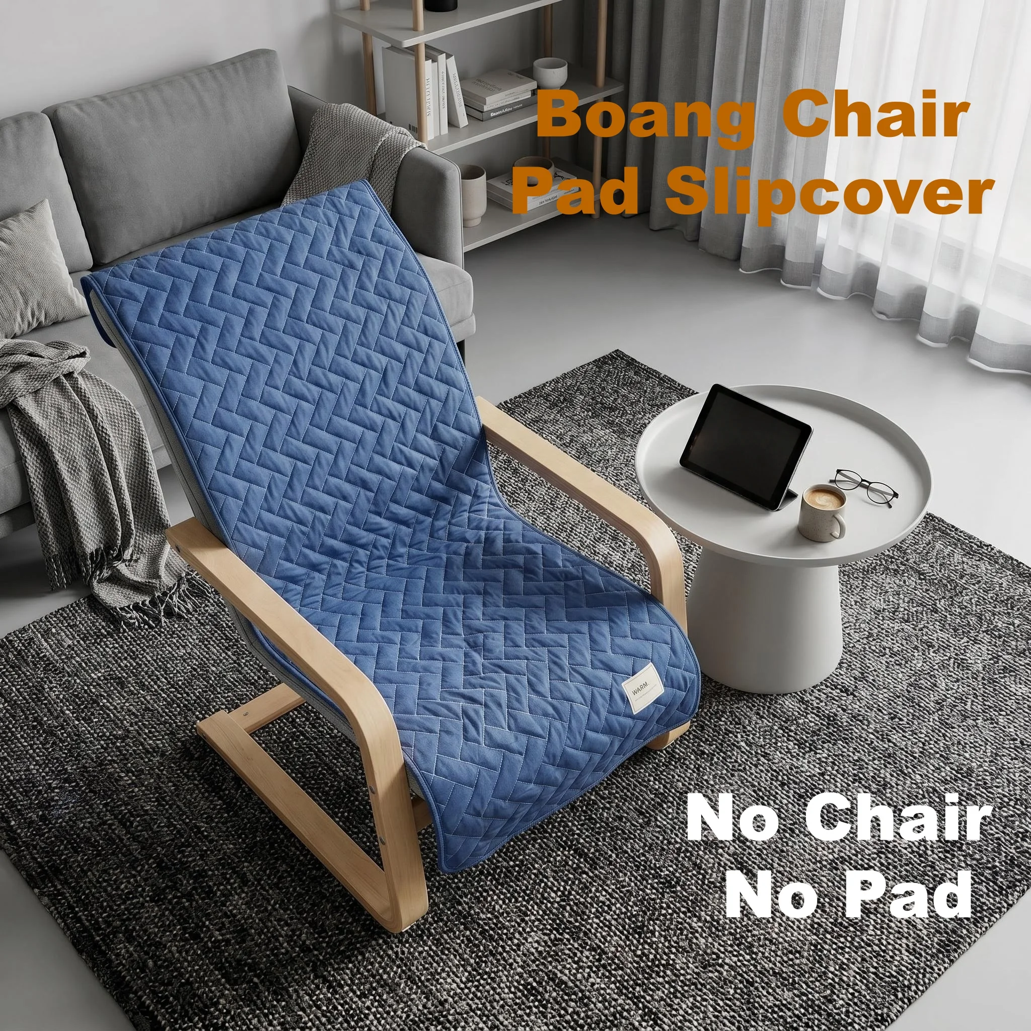 1 housse de chaise géométrique unie en tissu matelassé, lavable et antidérapante pour toutes les saisons, chaise et coussin non inclus.