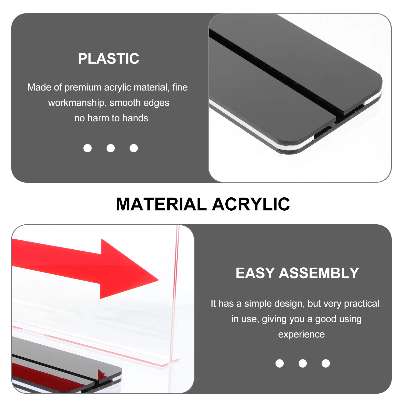 

1 Premium Acrylic Basketball Referee Serve Converter Board Smooth Edges Changeover Arrow Easy Operation Practical Competition