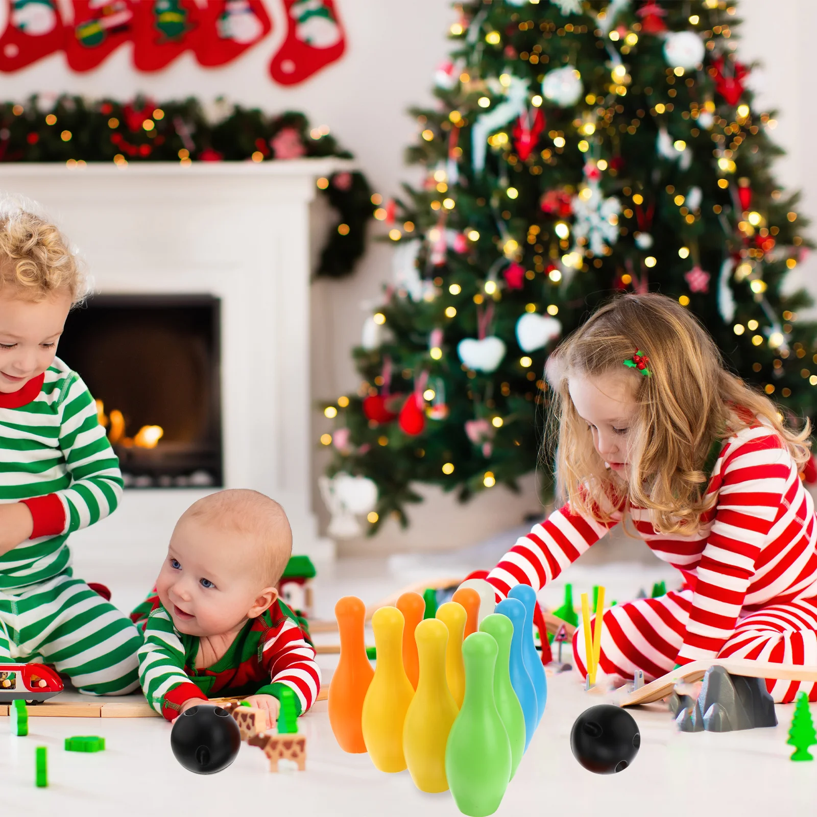 1 conjunto 1 conjunto crianças indoor boliche eco-friendly mini kit de boliche para crianças fornecimento de bola pai-filho interativo diversão jogar esportes