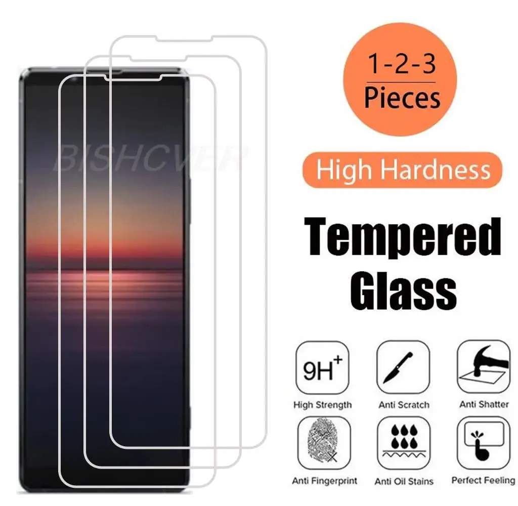 For Sony Xperia 1 II 1II XQ-AT51 6.5"HD Tempered Glass Protective On For Sony Xperia 1 II Screen Protector Film Cover