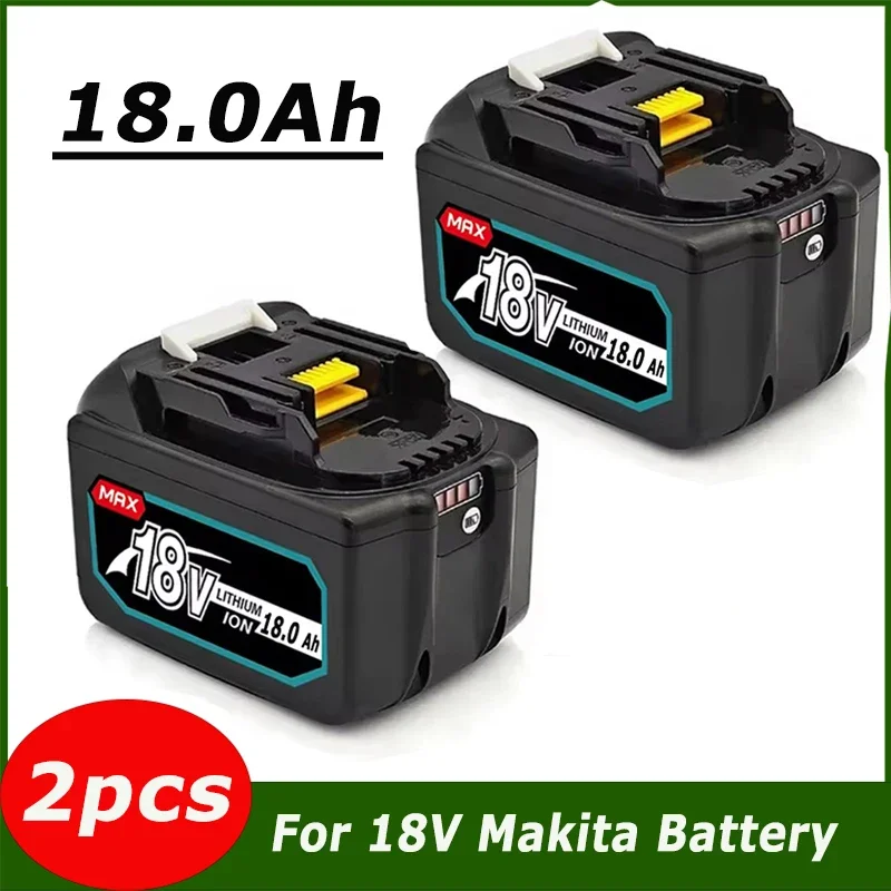 Long Runtime 18V 18.0Ah Li-ion Batteries for Makita BL1850 BL1880 BL1860B LXT400 100% Original Superior Quality and Durability