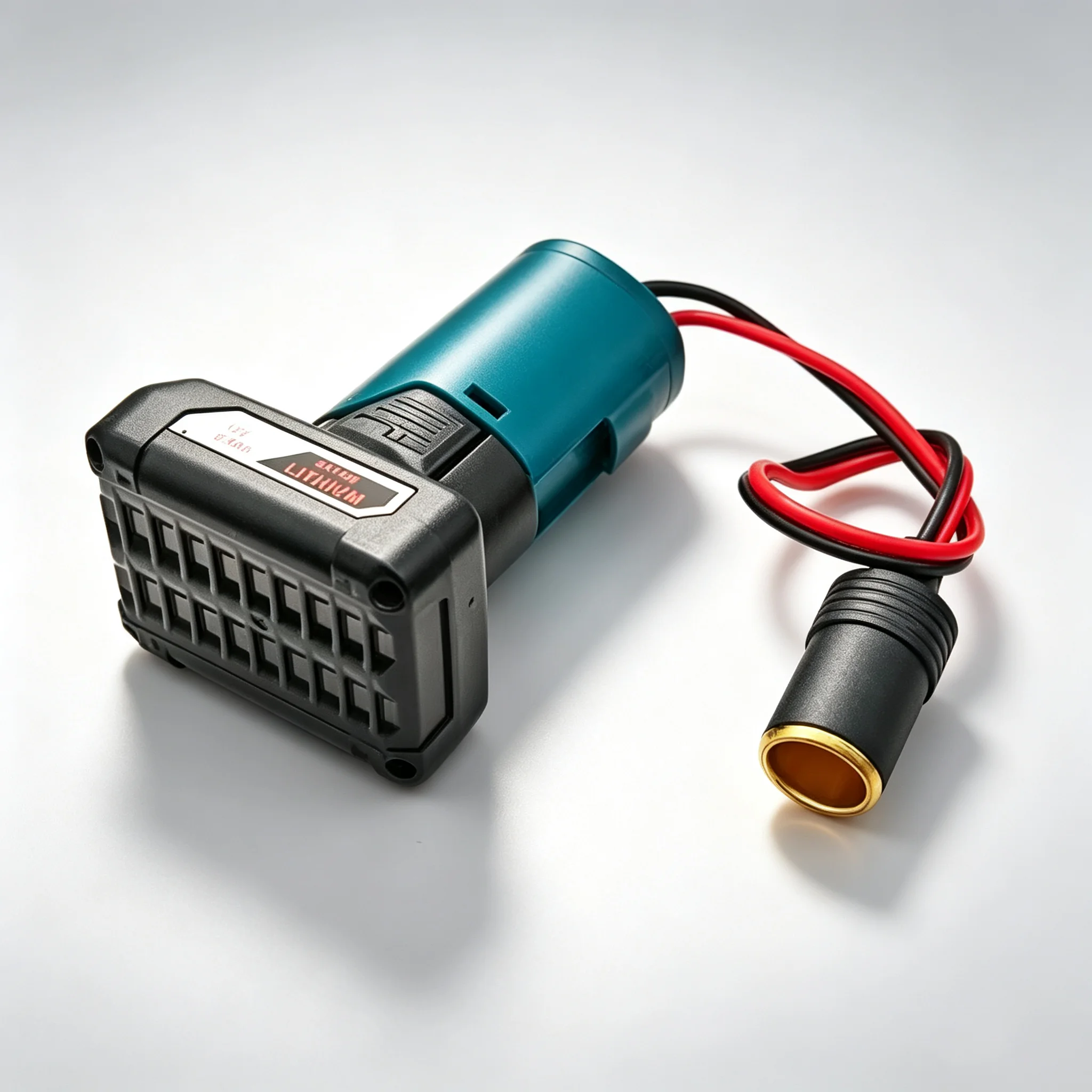 For Makita BL1013 Lithium Battery Case Car Cigarette Lighter Connector For Bosch BAT411 For Milwaukee For M12 12V Power Supply