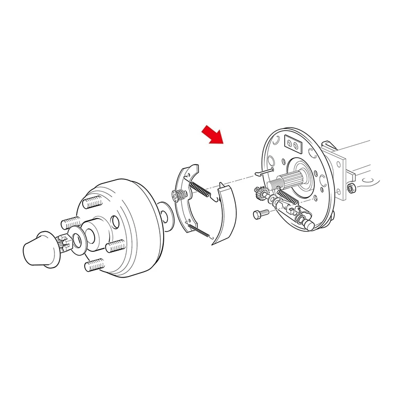 Golf Cart Brake Assembly For EZGO TXT PDS Yamaha G14 G16 G19 G20 G21 G22