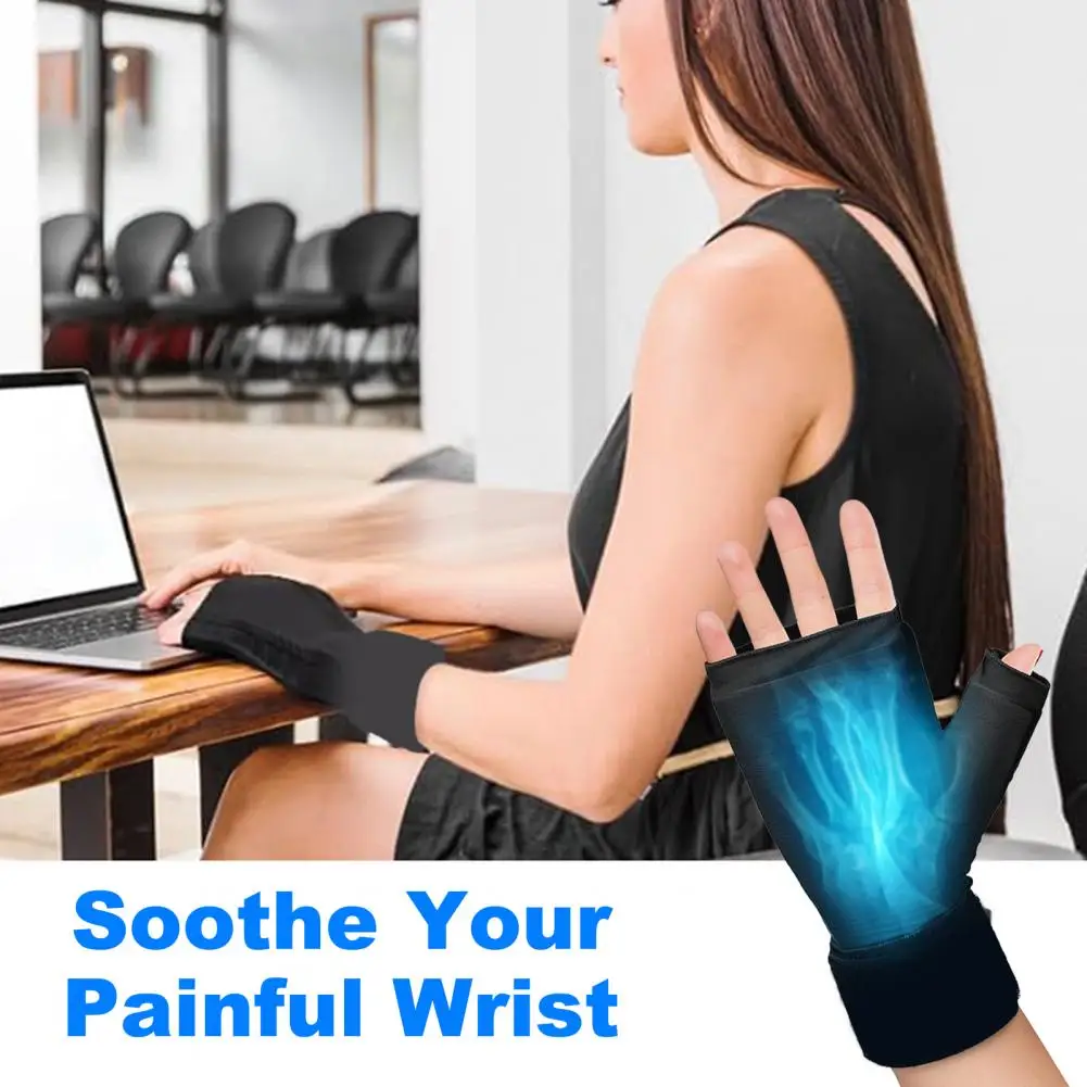 Reusable Wrist Ice Pack Hand Ice Pack Glove for Carpal Tunnel Relief Gel Filling Hot Therapy Wrap Wrist for Arthritis for Carpal
